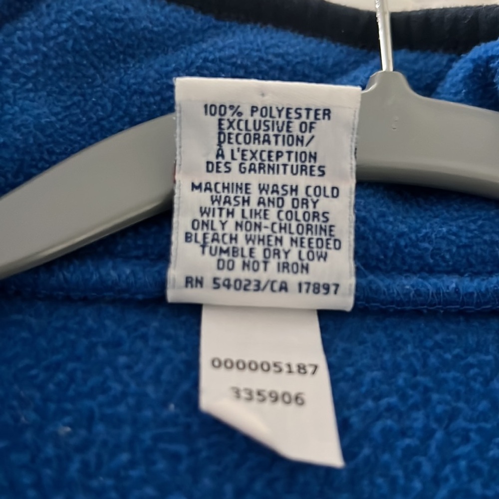 Old Navy Quarter zip soft Fleece Jacket Adult Small Vintage - Picture 3 of 6